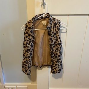 cheetah print vest